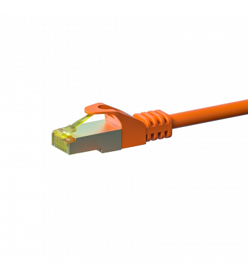 Cat7 Kabel S/FTP/PIMF - 0,50 Meter - orange