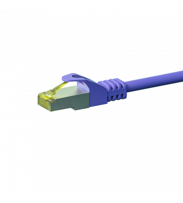 Cat7 Kabel S/FTP/PIMF - 0,25 Meter - lila