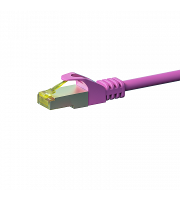 Cat7 Kabel S/FTP/PIMF - 0,50 Meter - rosa