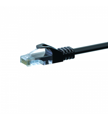 CAT5e Kabel U/UTP - 1,50 Meter - schwarz - CCA