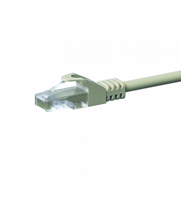 CAT5e Kabel U/UTP - 0,25 Meter - grau - CCA