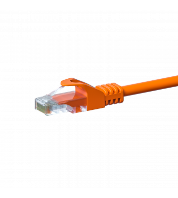 CAT5e Kabel U/UTP - 0,25 Meter - orange - CCA