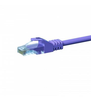 CAT5e Kabel U/UTP - 0,50 Meter - lila - CCA