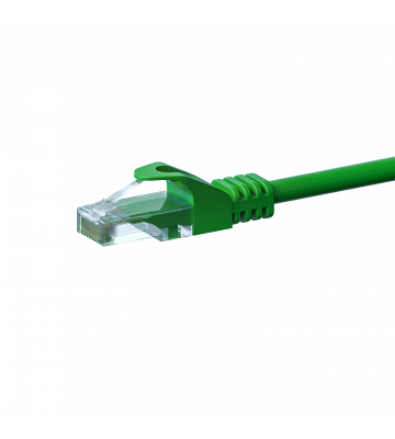 CAT6 Kabel U/UTP - 0,25 Meter - grün - CCA