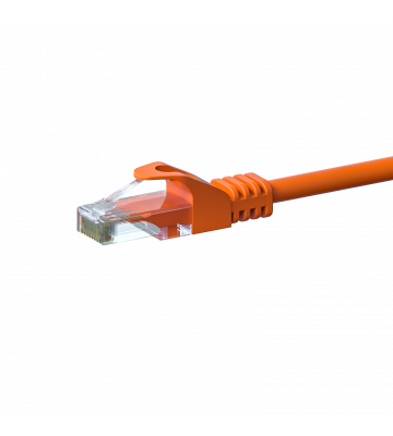 CAT6 Kabel U/UTP - 0,25 Meter - orange - CCA
