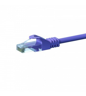 CAT6 Kabel U/UTP - 0,25 Meter - lila - CCA
