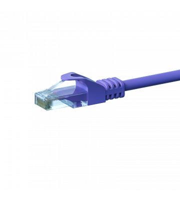 CAT6 Kabel U/UTP - 0,50 Meter - lila - CCA