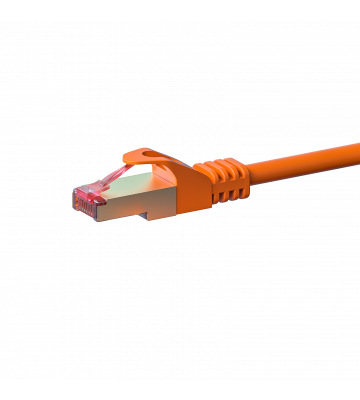 CAT6 Kabel LSOH S-FTP - 0,25 Meter - orange