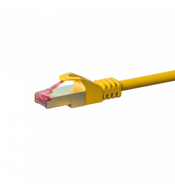 CAT6 Kabel LSOH S-FTP - 0,25 Meter - gelb