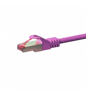 CAT6 Kabel LSOH S-FTP - 0,25 Meter - rosa