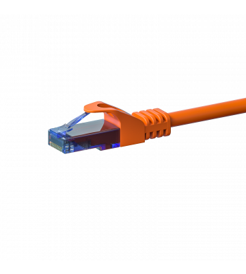 UTP CAT6a 0,25m orange - 100% Kupfer