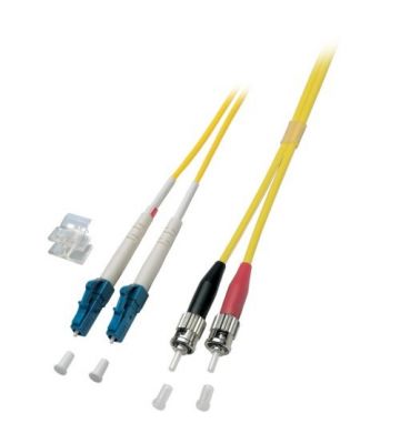Glasfaserkabel LC-ST OS2 Duplex - 0,50 Meter