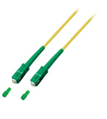 OS2 Glasfaserkabel SC/APC-SC/APC Simplex - 0,50 Meter
