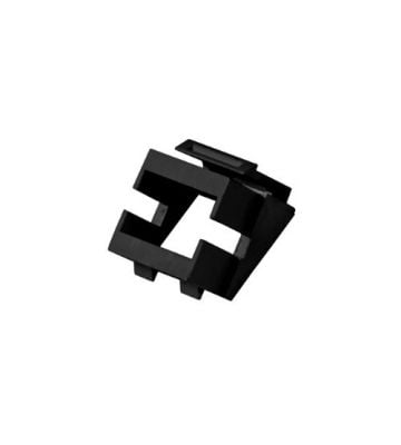 Keystone Adapter für Patchfelder - schwarz