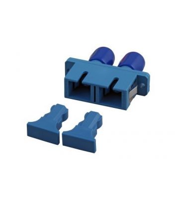 Singlemode Kupplung SC-ST Duplex - blau