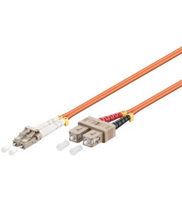 Glasfaserkabel LC-SC OM2 Duplex - 2 Meter