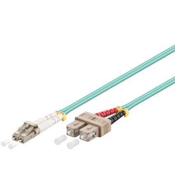 Glasfaserkabel LC-SC OM3 Duplex - 0,50 Meter