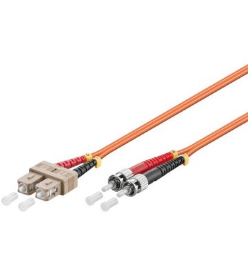 Glasfaserkabel SC-ST OM2 Duplex - 0,50 Meter