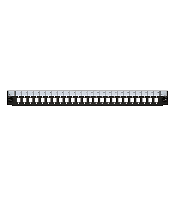 Frontplatte LC/SC/E2000 24-Port Simplex/Duplex, geeignet für universelle Glasfaserablage