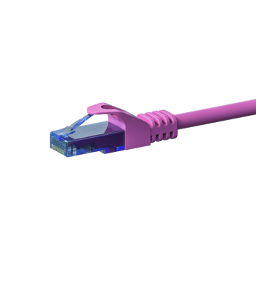 UTP CAT6a patchkabel 5m roze - 100% koper