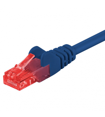 CAT6 Kabel U/UTP - 1 Meter - blau - CCA