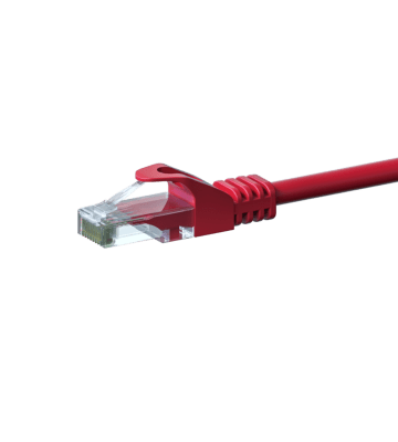 CAT6 Kabel U/UTP - 2 Meter - rot - CCA
