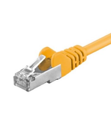 CAT5e Kabel FTP - 1 Meter - gelb