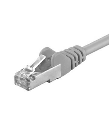 CAT5e Kabel FTP - 0,50 Meter - grau