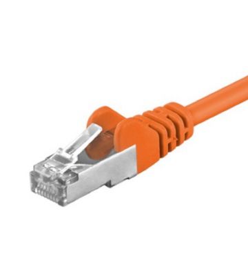 CAT5e Kabel FTP - 0,25 Meter - orange