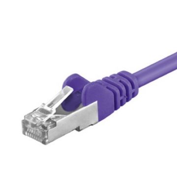 CAT5e Kabel FTP - 1 Meter - lila