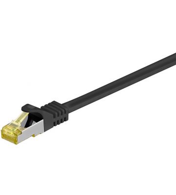 Cat7 Kabel S/FTP/PIMF - 20 Meter - schwarz