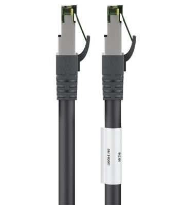 Cat8 Kabel S/FTP/PIMF - 5 Meter - schwarz