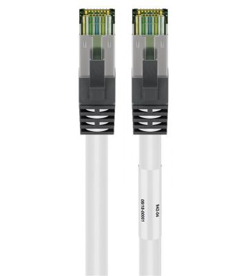 Cat8 Kabel S/FTP/PIMF - 5 Meter - weiß