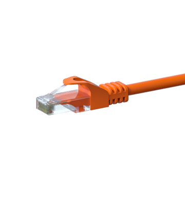CAT6 Kabel U/UTP - 2 Meter - orange - CCA