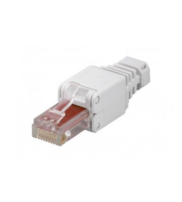 CAT5e Netzwerkstecker UTP RJ45 - für steife und flexible UTP Kabel