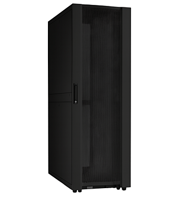 48 HE 19” Datacenter Netzwerkschrank, mit perforierter Fronttür (BxTxH) 800 x 1000 x 2250mm