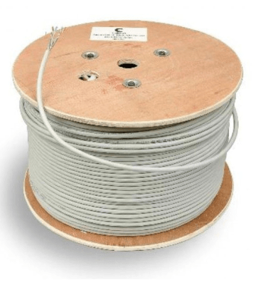 BELDEN CAT7 Netzwerkkabel STP - Starrleiter - 100% Kupfer - 500 Meter - Grau