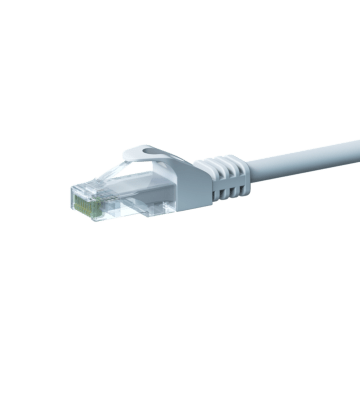 CAT5e Kabel U/UTP  - 2 Meter - weiß - 100% Kupfer
