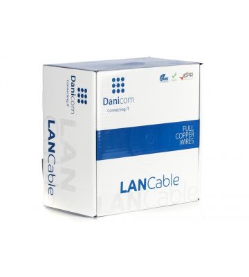 DANICOM CAT6a Kabel S/FTP 100 Meter – LSZH (Eca)