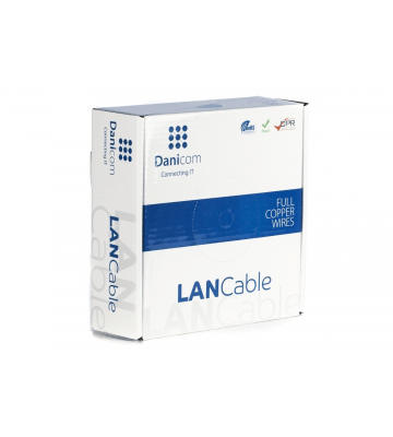 DANICOM CAT5e Kabel UTP 100 Meter – PVC (Eca)