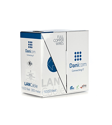 DANICOM CAT5e Kabel UTP 305 Meter – PVC (Eca)