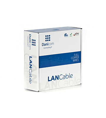 DANICOM CAT6 Kabel UTP 50 Meter – LSZH (Dca)