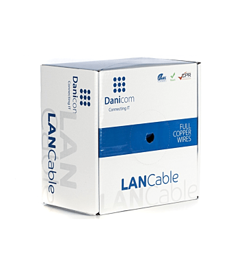 DANICOM CAT6a Kabel U/UTP 100 Meter – LSZH (Dca)