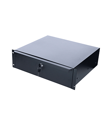 3 HE Schublade - abschließbar