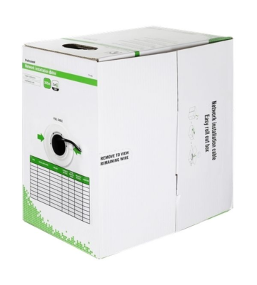 Alfaco Cat6 U/UTP-Außenkabel auf Rolle starrleiter 305 m PE – (Fca)