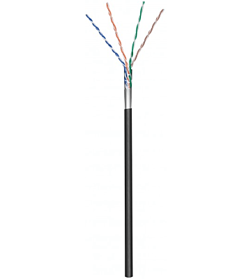 Outdoorkabel CAT5e F/UTP – Flexibel CCA - 100 Meter