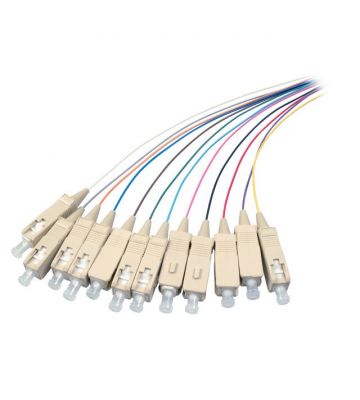Set OM3 Glasfaser Pigtail SC - multicolor