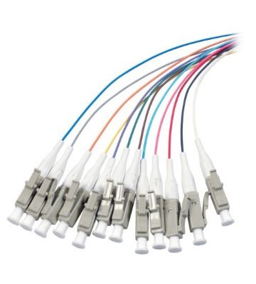 Set OM4 Glasfaser Pigtail LC - multicolor