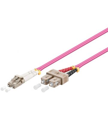 Glasfaserkabel LC-SC OM4 Duplex - 20 Meter