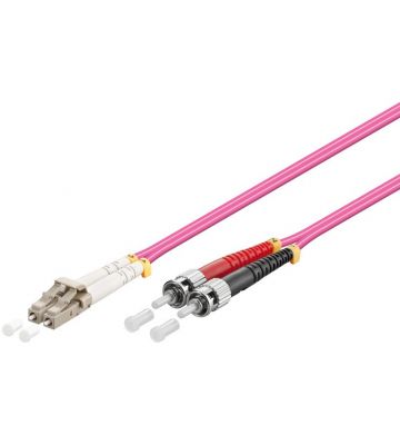 Glasfaserkabel LC-ST OM4 Duplex - 3 Meter